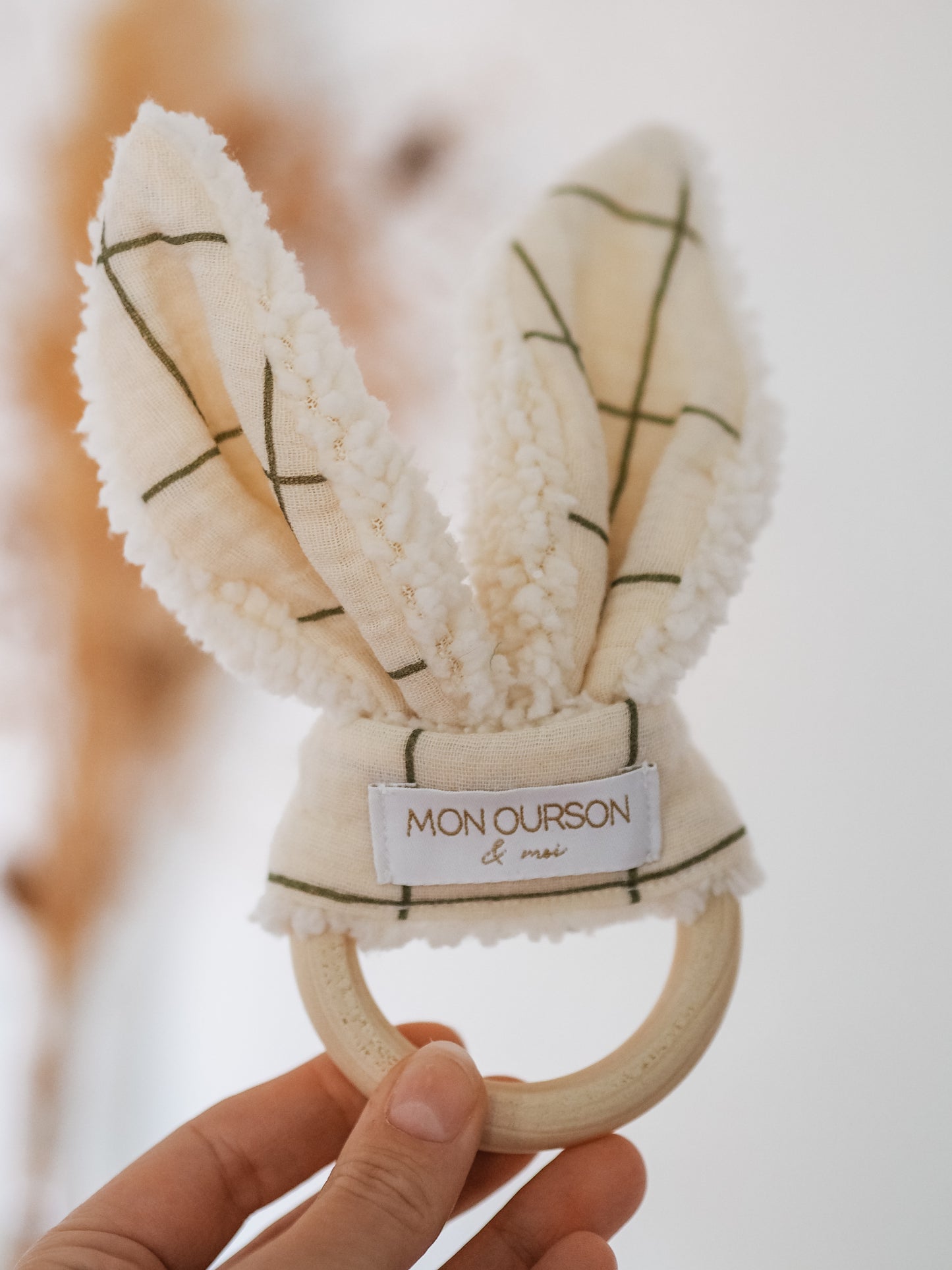 AU CHOIX Hochet lapin