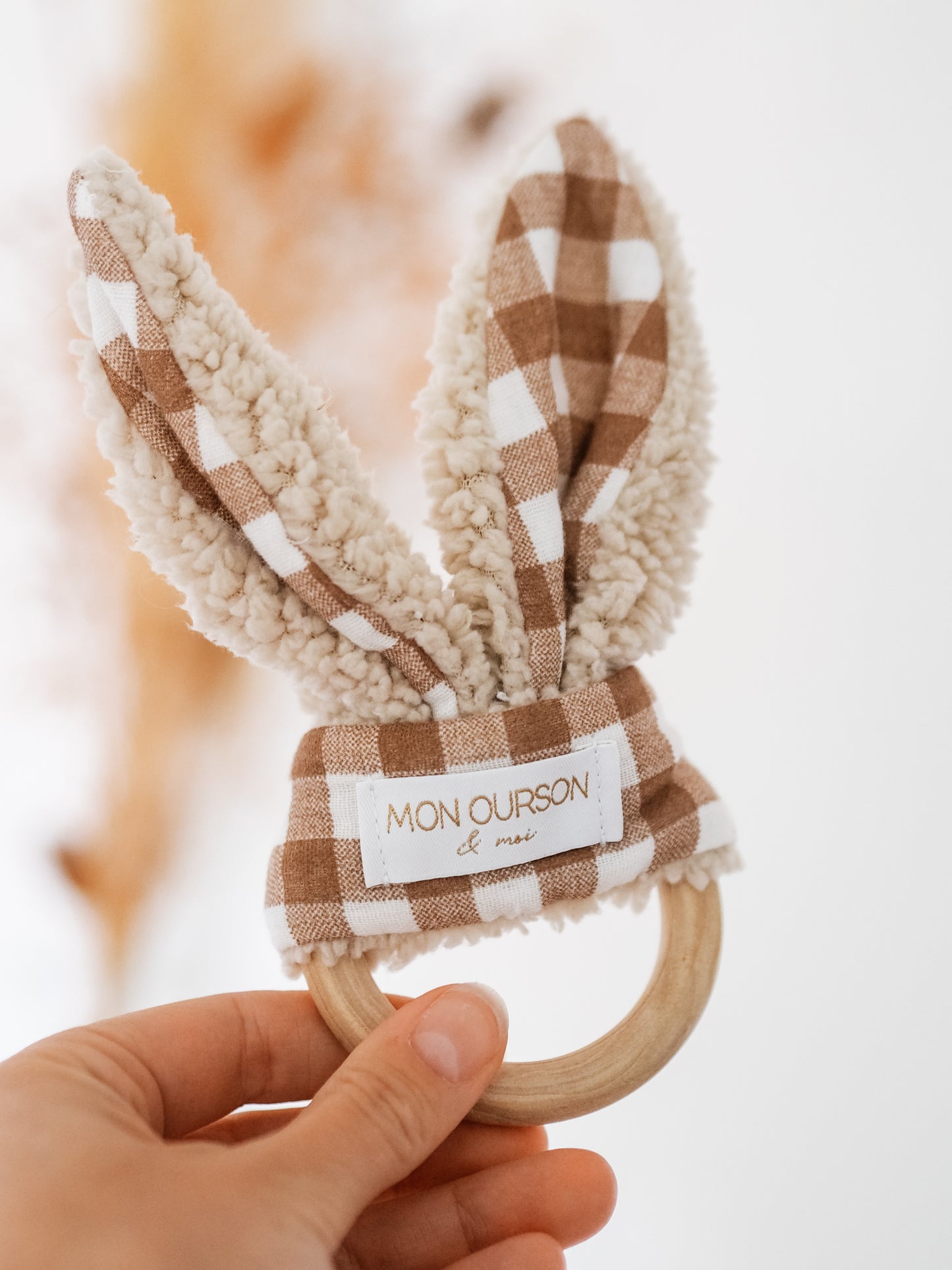 AU CHOIX Hochet lapin