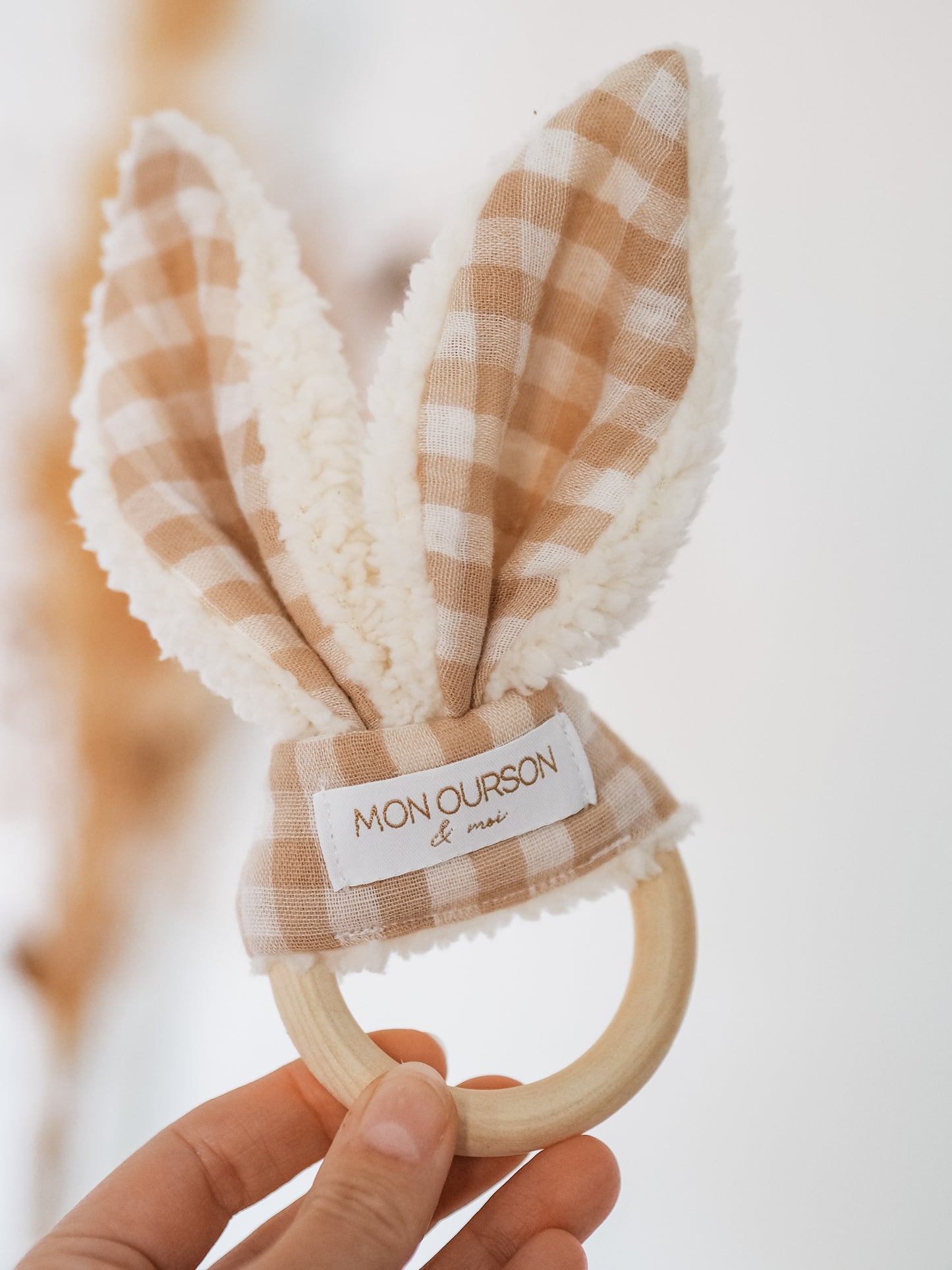 AU CHOIX Hochet lapin