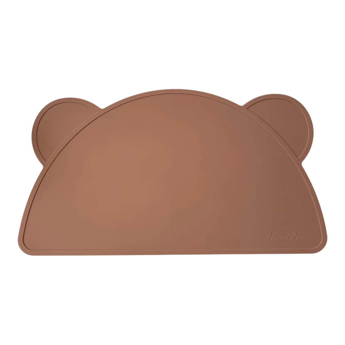 Set de table Ourson, silicone - Terracotta